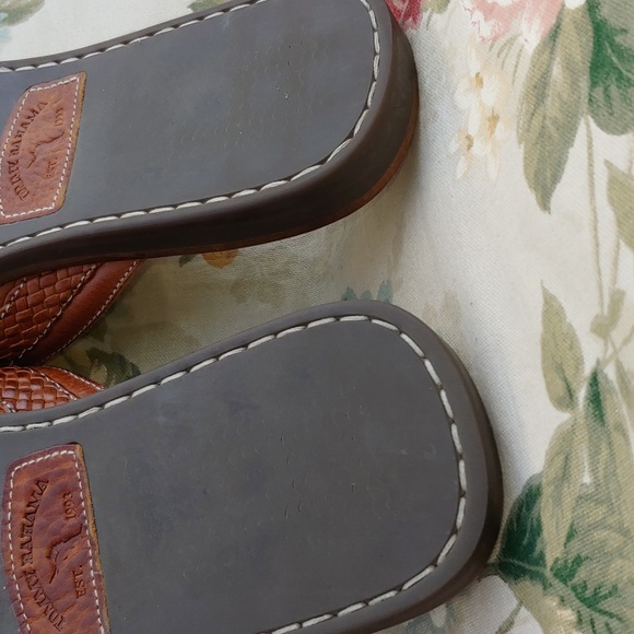 Tommy Bahama Men's Anchors Away Brown Genuine Leather Sandals Size 9 - Picture 12 of 14